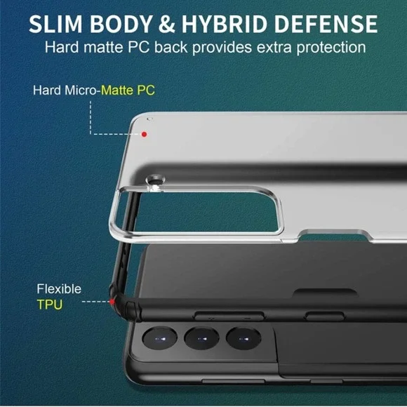 Samsung Galaxy S21 Black Case - Picture 4 of 6